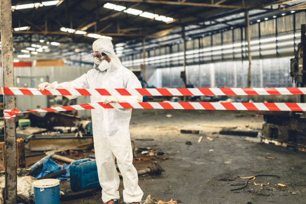 Professional Unattended Death Cleanup technician working in Plymouth, NC